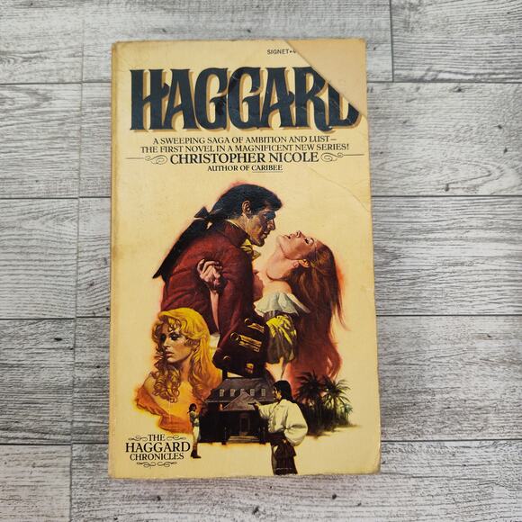 Haggard by Christopher Nicole 1st‎ Print 1980 Signet Paperback Romance READER - Picture 12 of 12